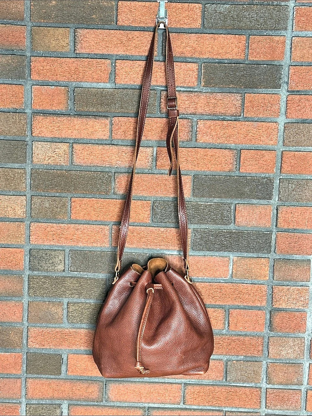 Portland Leather Brown Crossbody Bag